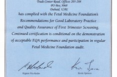 Fetal Medicine Foundation Certification